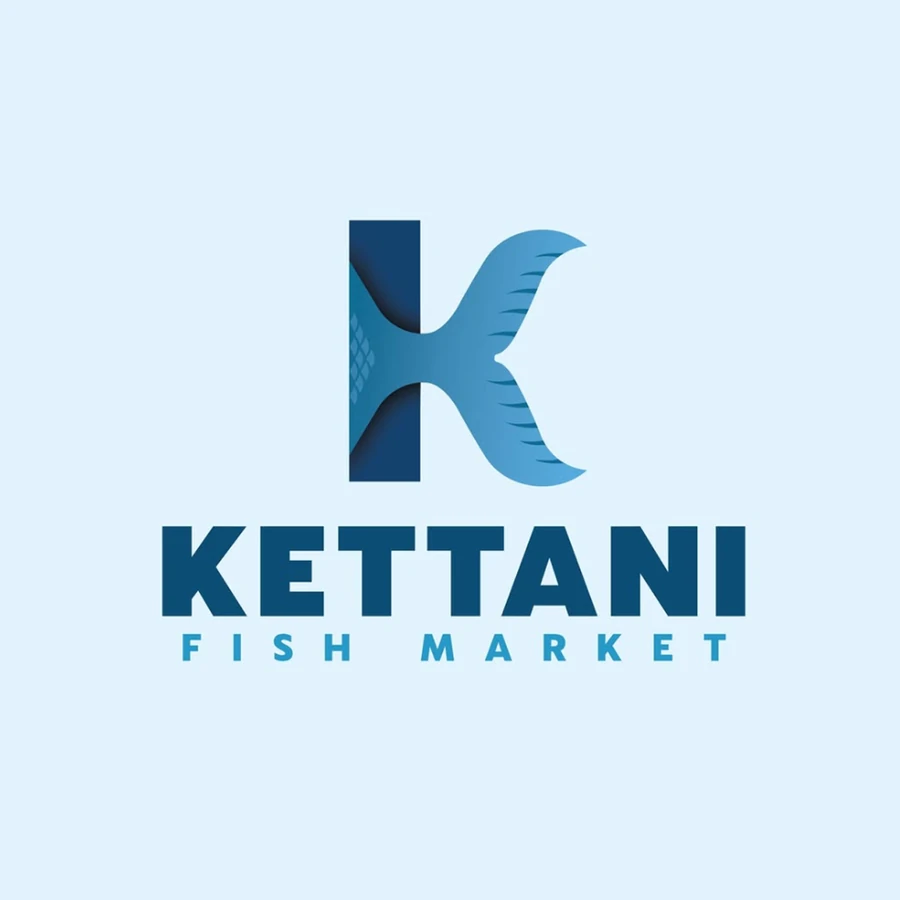 Logo Kettani Fish Market, version 1